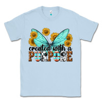 Dusty Blue created with a purpose Classic Tee - texasbilliewilder