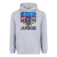 Heather Grey American junkie Heavyweight Hoodie - Neo Western