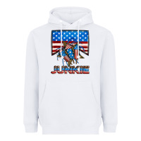White American junkie Heavyweight Hoodie - Neo Western