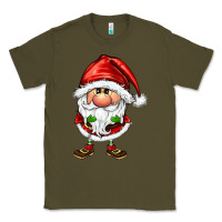 Army Green santa gnomes Classic Tee - FaDigitalArtStudio