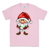 Bubblegum Pink santa gnomes Classic Tee - FaDigitalArtStudio