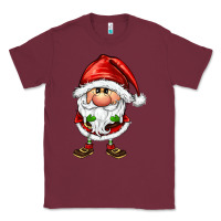 Burgundy santa gnomes Classic Tee - FaDigitalArtStudio
