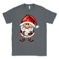 Charcoal Heather santa gnomes Classic Tee - FaDigitalArtStudio