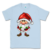 Dusty Blue santa gnomes Classic Tee - FaDigitalArtStudio
