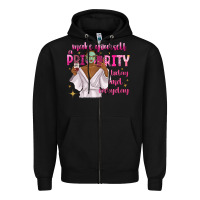 Black make yourself a priority today and everyday Zipper Hoodie - texasbilliewilder