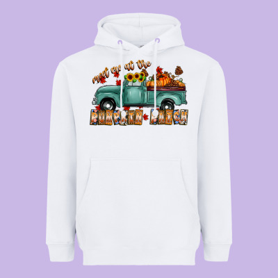 Meet Me Af The Pumpkin Patch Heavyweight Hoodie Designed By Cowhidedigitalart