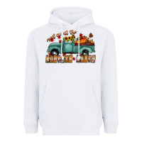 White meet me af the pumpkin patch Heavyweight Hoodie - CowhideDigitalArt
