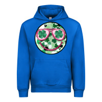 Cobalt st patrick's smiley Urban Hoodie - MaliasSmallBusiness