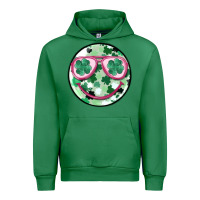 Emerald st patrick's smiley Urban Hoodie - MaliasSmallBusiness