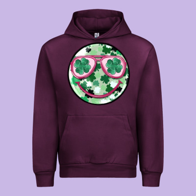 St Patrick's Smiley Urban Hoodie Designed By Maliassmallbusiness