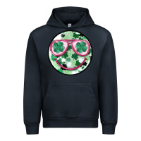 Navy st patrick's smiley Urban Hoodie - MaliasSmallBusiness