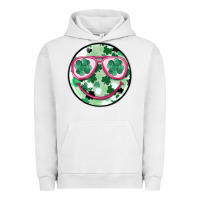 Pigment Lunar Rock st patrick's smiley Urban Hoodie - MaliasSmallBusiness