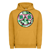 Pigment Peanut Butter st patrick's smiley Urban Hoodie - MaliasSmallBusiness