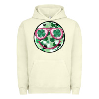 Pigment Pistachio st patrick's smiley Urban Hoodie - MaliasSmallBusiness