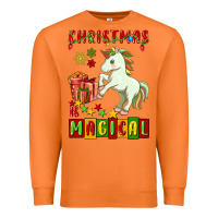 Carrot christmas magical unicorn Premium Sweatshirt - FaDigitalArtStudio