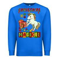 True Royal christmas magical unicorn Premium Sweatshirt - FaDigitalArtStudio