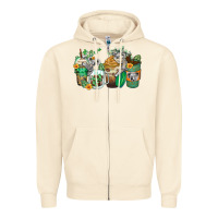 Sandshell koala coffee cups Zipper Hoodie - Zillion Design Studio