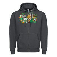Smoke koala coffee cups Zipper Hoodie - Zillion Design Studio