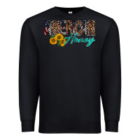 Black american honey Premium Sweatshirt - RacoonDesign