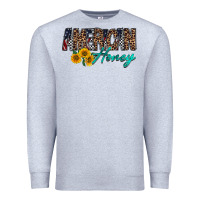 Heather Grey american honey Premium Sweatshirt - RacoonDesign