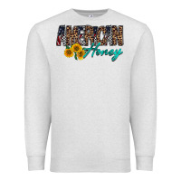 Oatmeal Heather american honey Premium Sweatshirt - RacoonDesign