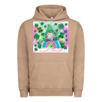 Pigment Burro st patrick's gnome Urban Hoodie - MaliasSmallBusiness