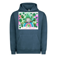 Pigment Midnight Navy st patrick's gnome Urban Hoodie - MaliasSmallBusiness