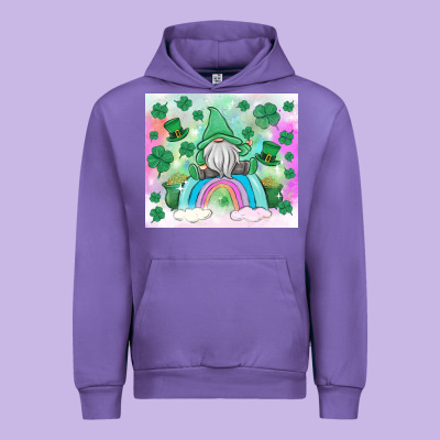 St Patrick's Gnome Urban Hoodie Designed By Maliassmallbusiness