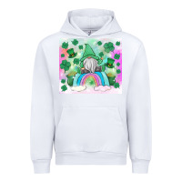 White st patrick's gnome Urban Hoodie - MaliasSmallBusiness