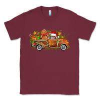 Burgundy christmas gingerbread truck Classic Tee - Zillion Design Studio