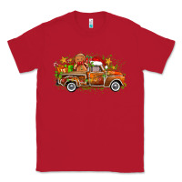 Red christmas gingerbread truck Classic Tee - Zillion Design Studio