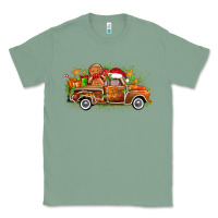 Sage christmas gingerbread truck Classic Tee - Zillion Design Studio