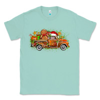 Seafoam christmas gingerbread truck Classic Tee - Zillion Design Studio