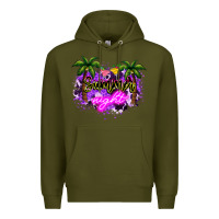 Army Green summer night Premium Hoodie - NancyCooperArtShop