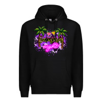 Black summer night Premium Hoodie - NancyCooperArtShop