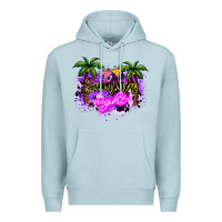 Blue Mist summer night Premium Hoodie - NancyCooperArtShop