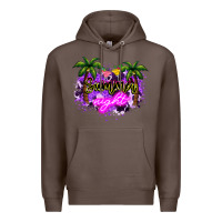 Coffee summer night Premium Hoodie - NancyCooperArtShop