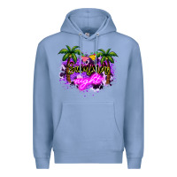 Colony Blue summer night Premium Hoodie - NancyCooperArtShop