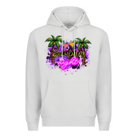 Dove Grey summer night Premium Hoodie - NancyCooperArtShop