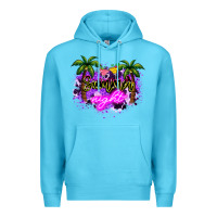 Ocean Blue summer night Premium Hoodie - NancyCooperArtShop