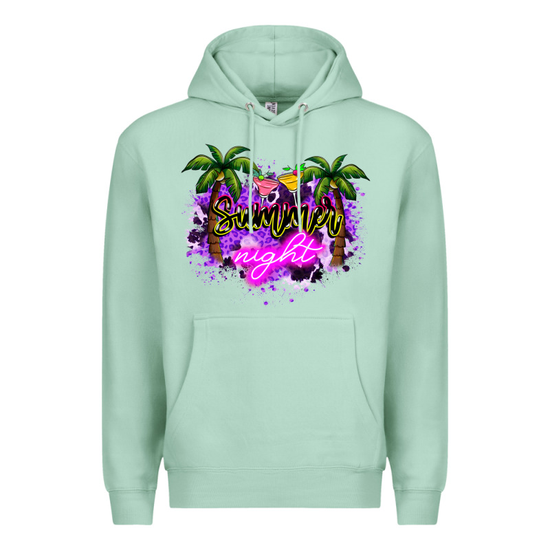 Summer Night Premium Hoodie by NancyCooperArtShop | Teevron