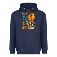 Navy love pumpkin Heavyweight Hoodie - HRA Design Shop