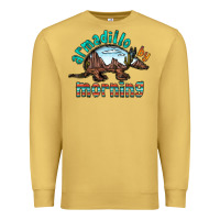 Antique Gold armadillo by morning Premium Sweatshirt - RacoonDesign