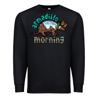 Black armadillo by morning Premium Sweatshirt - RacoonDesign