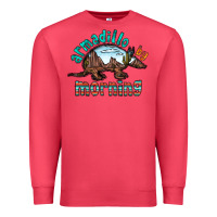 Cardinal armadillo by morning Premium Sweatshirt - RacoonDesign