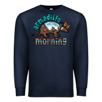 Navy armadillo by morning Premium Sweatshirt - RacoonDesign