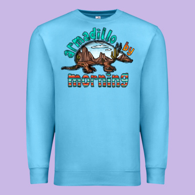 Armadillo By Morning Premium Sweatshirt Designed By Racoondesign