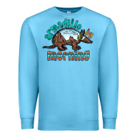 Ocean Blue armadillo by morning Premium Sweatshirt - RacoonDesign