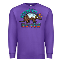 Purple armadillo by morning Premium Sweatshirt - RacoonDesign