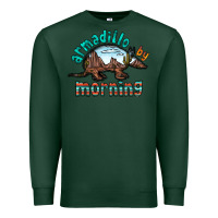 Sports Green armadillo by morning Premium Sweatshirt - RacoonDesign